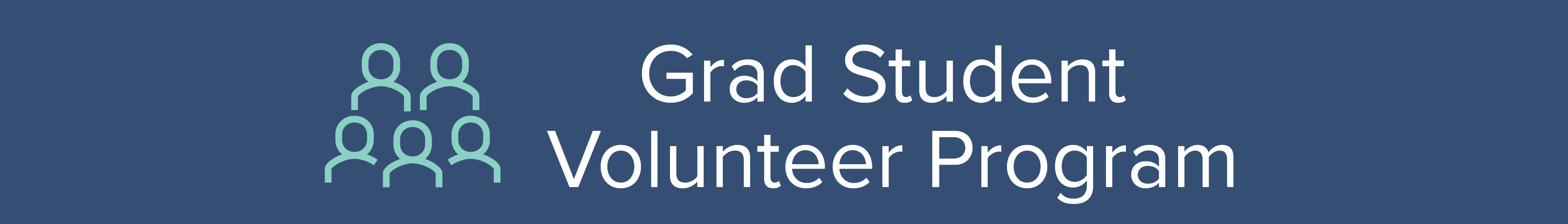 Grad Student Volunteer Program