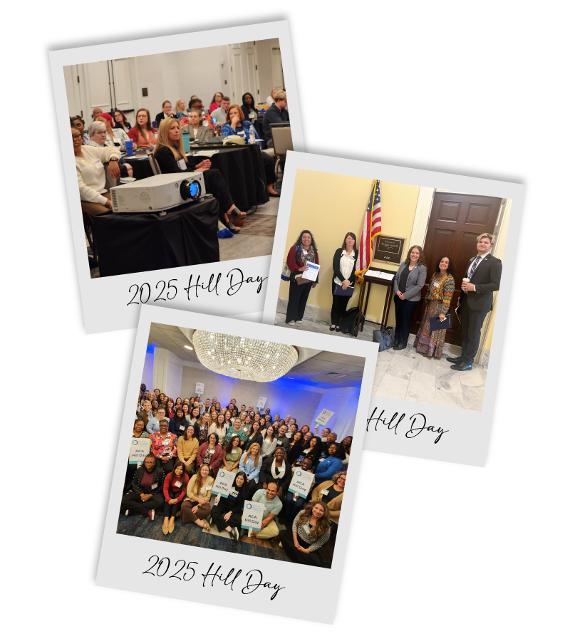Collage of photos of Hill Day attendees