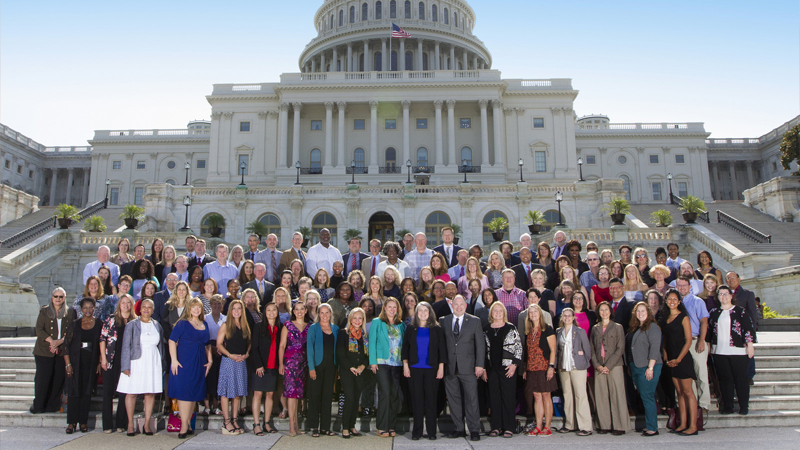 ACA Group in front of capital building