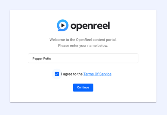 Open Reel Get Set Up Instructions