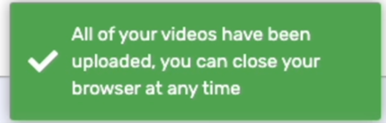 Success Message